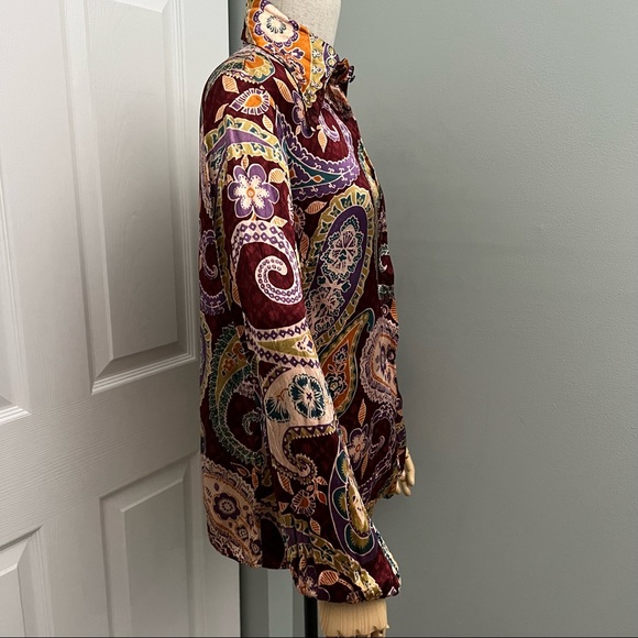 Jack Winter Funky Disco Paisley Vintage Shirt Size M - Picture 9 of 14